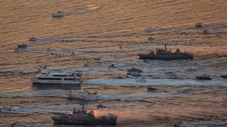 Splićani ispratili Olivera na posljednju plovidbu – fotografije iz zraka