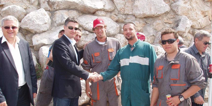 Milanović na Ugljanu Milanović na Ugljanu