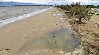 Čuvena ninska plaža Ždrijac teško stradala u poplavi