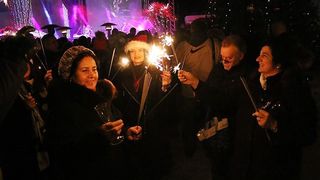 Spektakularni doček Nove 2017. godiner u Viru