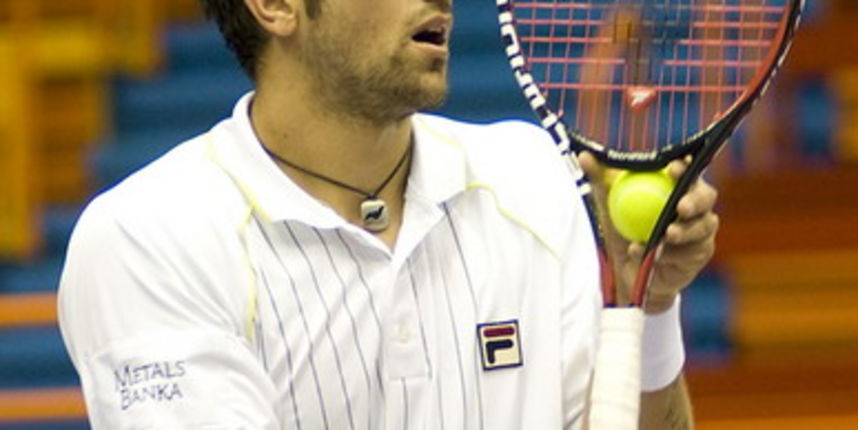 Janko Tipsarevic (Srb), PBZ Zagreb Indoors, 25.2.2008. Janko Tipsarevic (Srb), PBZ Zagreb Indoors, 25.2.2008.