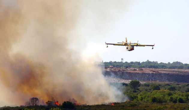 požar – kanader (foto: Marin Gospić)