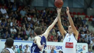 KC Drazen Petrovic, Zagreb – A-1 muska Liga za prvaka, polufinale, 3. utakmica, KK Cibona – KK Zadar 80-71. Photo: Goran Stanzl/PIXSELL KC Drazen Petrovic, Zagreb – A-1 muska Liga za prvaka, polufinale, 3. utakmica, KK Cibona – KK Zadar 80-71. Photo: Goran Stanzl/PIXSELL