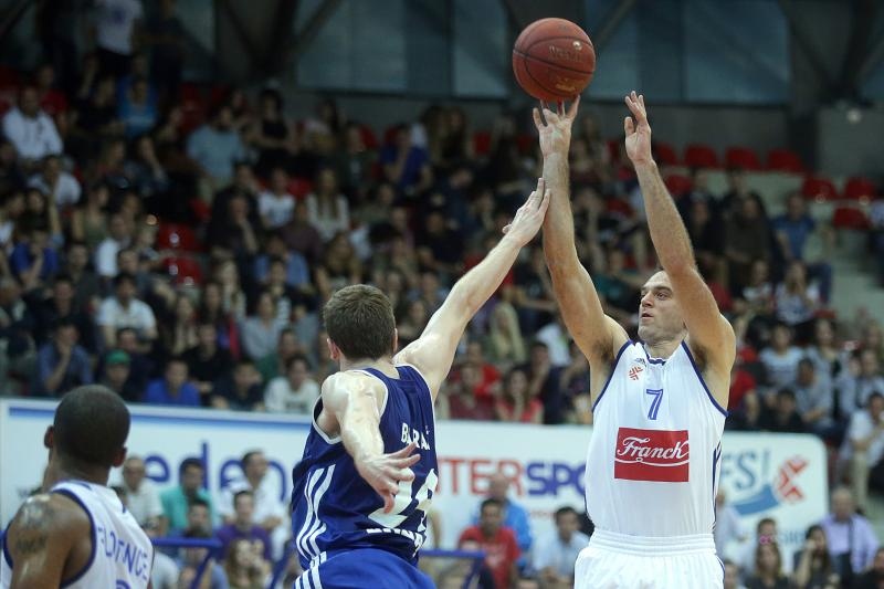 KC Drazen Petrovic, Zagreb – A-1 muska Liga za prvaka, polufinale, 3. utakmica, KK Cibona – KK Zadar 80-71. Photo: Goran Stanzl/PIXSELL KC Drazen Petrovic, Zagreb – A-1 muska Liga za prvaka, polufinale, 3. utakmica, KK Cibona – KK Zadar 80-71. Photo: Goran Stanzl/PIXSELL