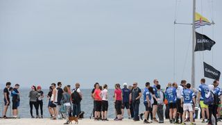 Zadar: Okupljanje natjecatelja prije sportske utrke Wings for life world run 2015., Photo: Dino Stanin/PIXSELL