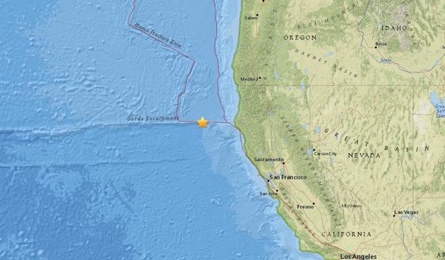 Potres magnitude 6.8 na Pacifiku blizu obala sjeverne Kalifornije
