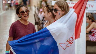 Navijačko ludilo u Zadru za vrijeme i nakon finala Svjetskog prvenstva Navijačko ludilo u Zadru za vrijeme i nakon finala Svjetskog prvenstva