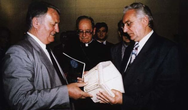 Ante Sorić i dr. Franjo Tuđman, foto: mdc.hr