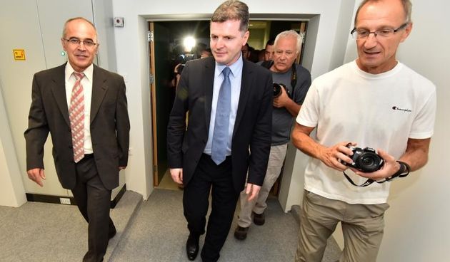 Ministar zdravlja dr. Dario Nakić predao je OB Zadar novi CT uredjaj vrijedan 5,5 milijuna kuna, ciju je nabavu osiguralo ministarstvo. Photo: Dino Stanin/PIXSELL