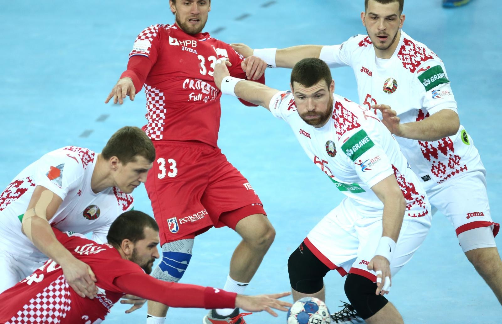 Arena Zagreb, Europsko rukometno prvenstvo, skupina I, 1. kolo, Hrvatska – Bjelorusija. Arena Zagreb, Europsko rukometno prvenstvo, skupina I, 1. kolo, Hrvatska – Bjelorusija.