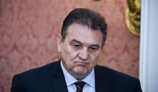 Zagreb, 250512.
Markov trg.
Banski dvori.
Redovita sjednica vlade.
Na slici: Radimir Cacic.
Foto: Goran Mehkek / CROPIX