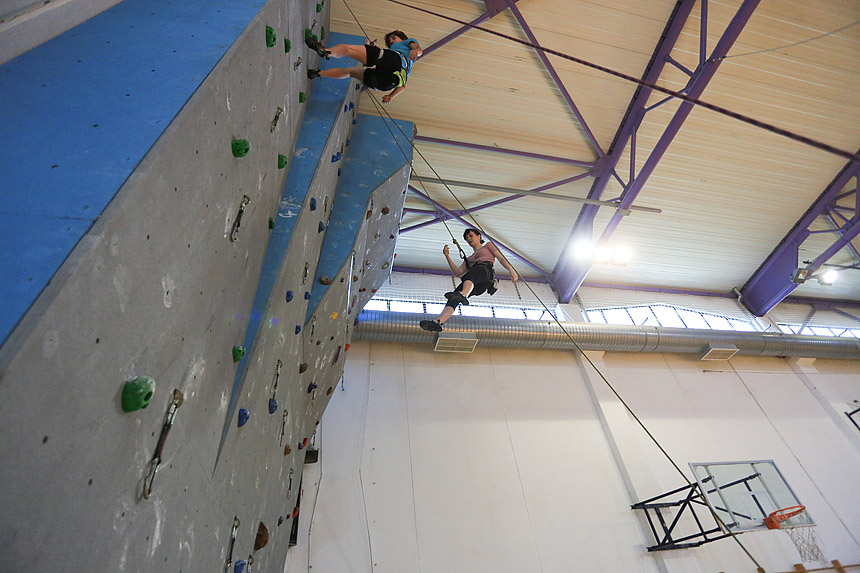 Bibinje: Natjecanje u sportskom penjanju na umjetnoj stijeni, foto: Leo Banić