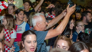 Zadar je gorio: Velika fešta nakon plasmana Vatrenih u finale Svjetskog prvenstva