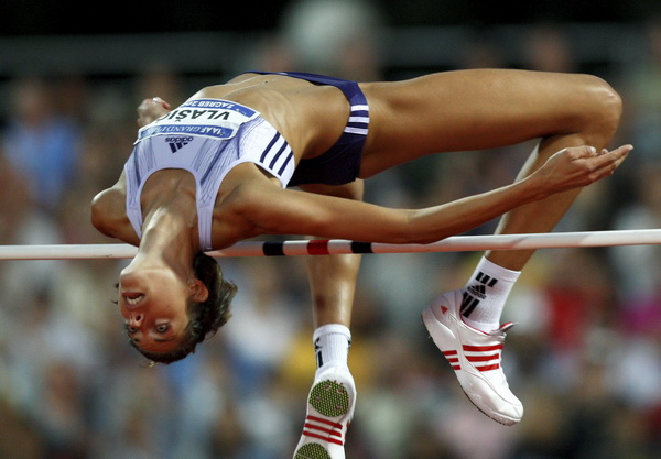 Zagreb, 310809. Atletski stadion Mladost. IAAF Grand Prix 2009 Zagreb. Na fotografiji: Blanka Vlasic. Foto: Ronald Gorsic / CROPIX