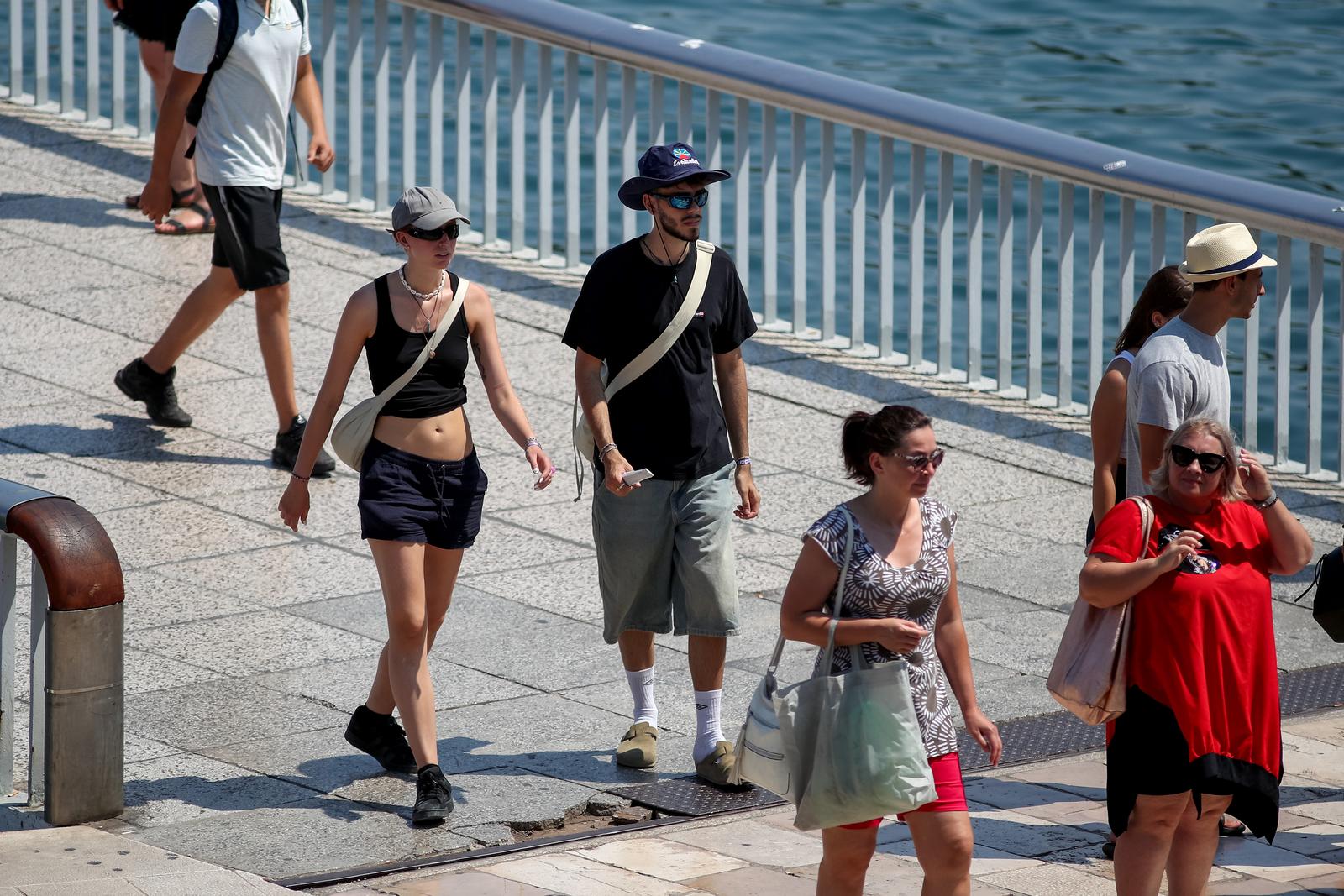Toplinski val ponovo u Zadru Toplinski val ponovo u Zadru