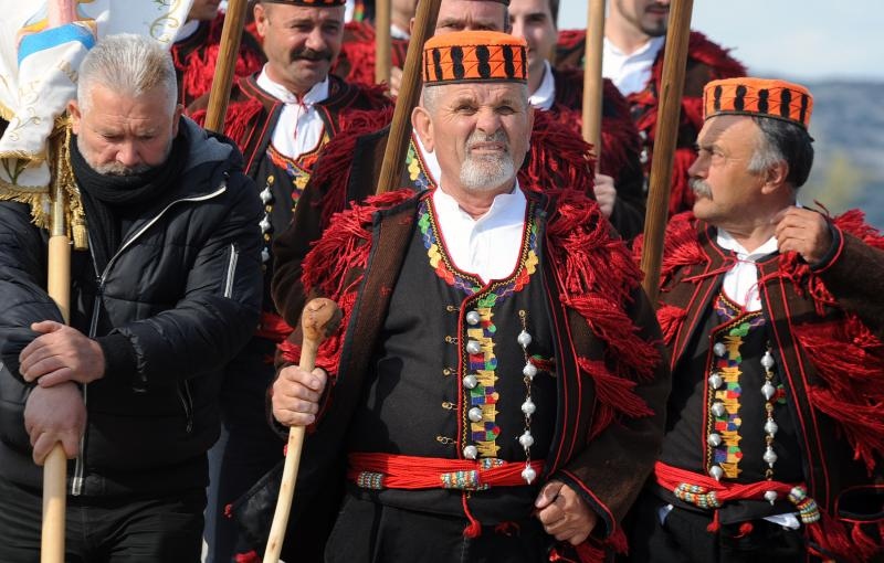 15. Festival zudija, cuvara Kristova groba odrzan je u Mlinistu u Dubrovacko-neretvanskoj zupaniji. Smotra zudija privukla je cuvare Kristova groba iz vise od 30 zupa. Photo: Hrvoje Jelavic/PIXSELL
