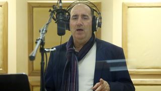 Mladen Grdović snima pjesmu na engleskom jeziku. Photo: Goran Jakus/PIXSELL