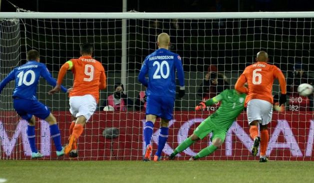 Island – Nizozemska, foto: BBC/Twitter