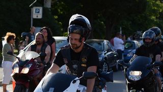 Defile bajkera ulicama Zadra u povodu 10. rođendana Moto kluba Beštije. Foto: Jadra NeveraZD Defile bajkera ulicama Zadra u povodu 10. rođendana Moto kluba Beštije. Foto: Jadra NeveraZD