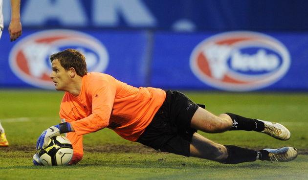 Zagreb, 130412.
Stadion u Maksimiru.
MAXtv 1.HNL, 26. kolo, seniori, susret osvajac prvenstva GNK Dinamo i NK Zadar .
Na slici: Tomo Gluic.
Foto: Damir Krajac / CROPIX
