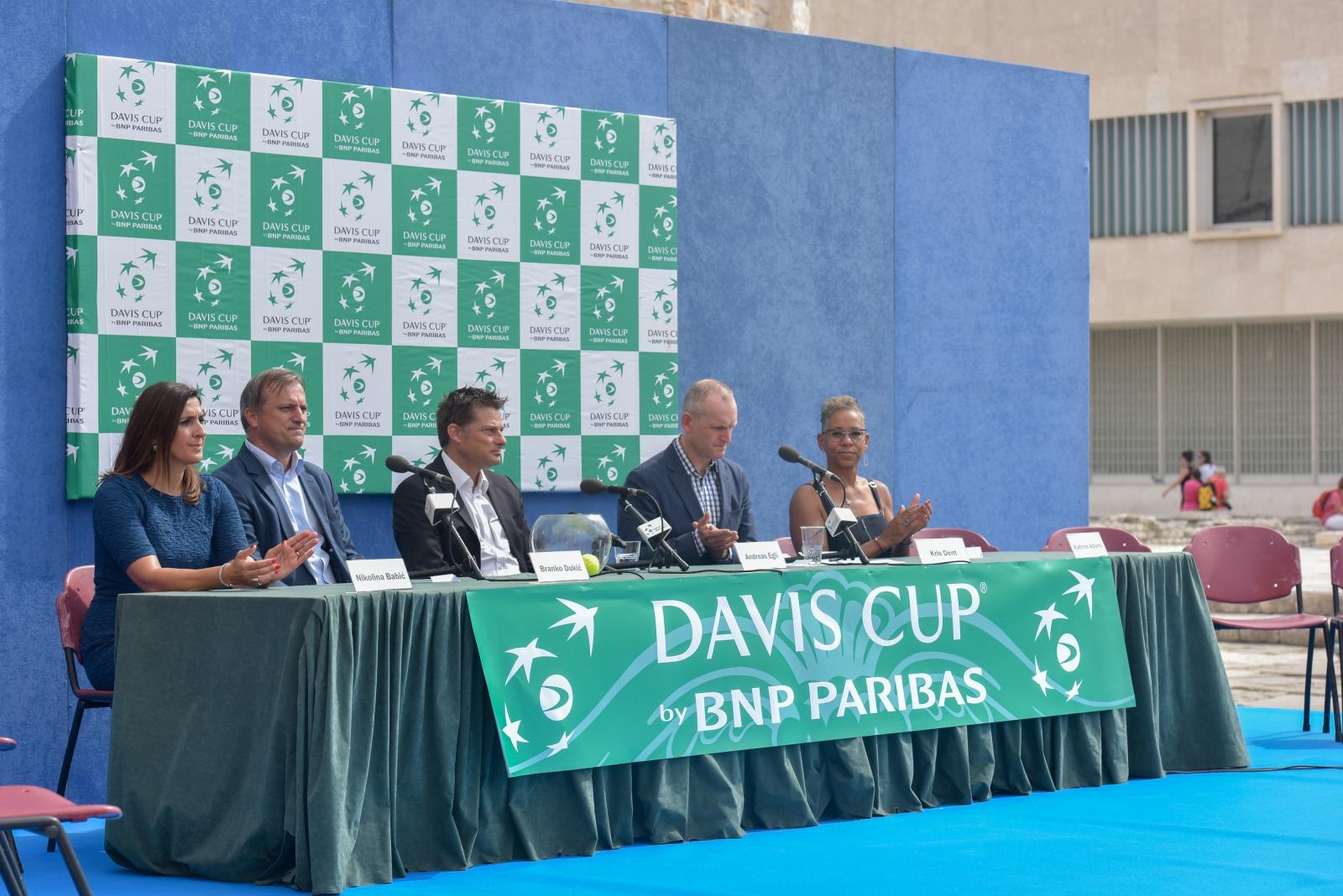 Na zadarskom Forumu održan je ždrijeb Davis Cup susreta između Hrvatske i SAD-a