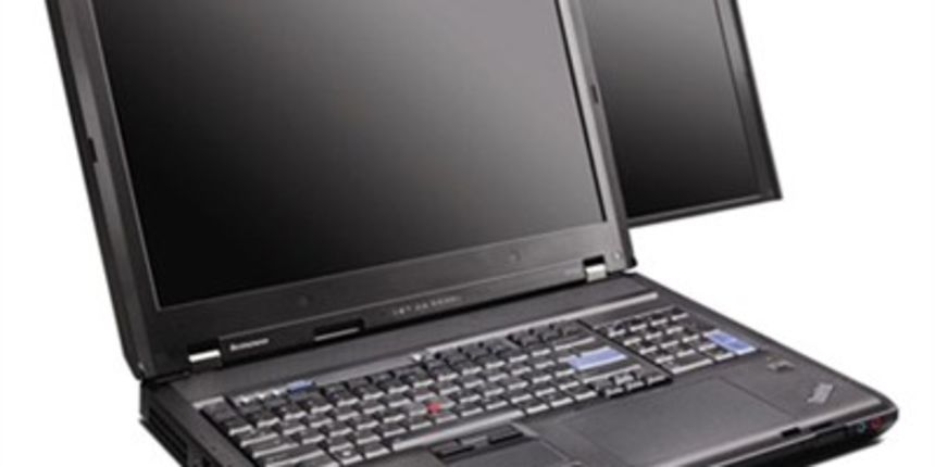 Prijenosnik Lenovo s dva ekrana Prijenosnik Lenovo s dva ekrana