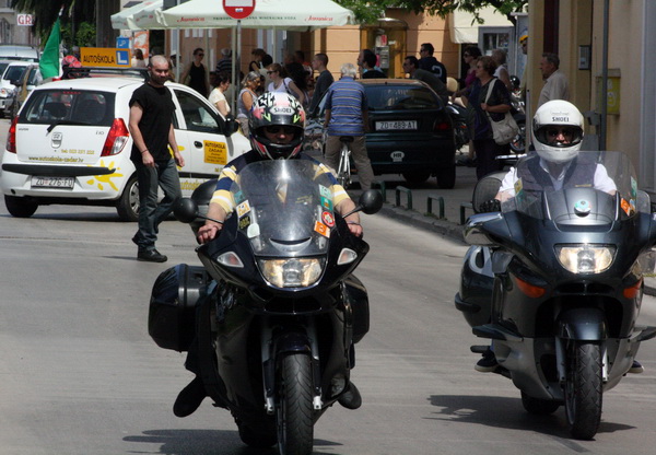 Karusel bikera na Branimirovoj obali u Zadru, Foto: Mladen Malik