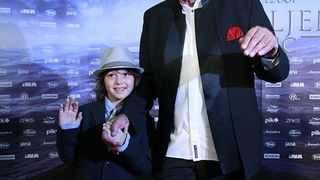 Zagreb, 260612.
Kaptol centar.
Veceras je u Cineplexxu odrzana premjiera filma Larin izbor – zgubljeni princ. 
Na fotografiji: Spiro Guberina
Foto: Ronald Gorsic / CROPIX