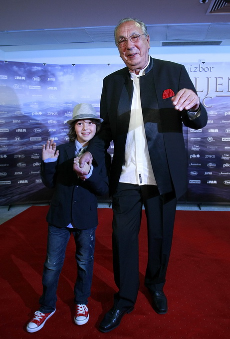 Zagreb, 260612.
Kaptol centar.
Veceras je u Cineplexxu odrzana premjiera filma Larin izbor – zgubljeni princ. 
Na fotografiji: Spiro Guberina
Foto: Ronald Gorsic / CROPIX