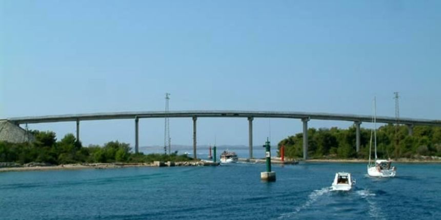 Ždrelac – most (foto: Destinacije.com)