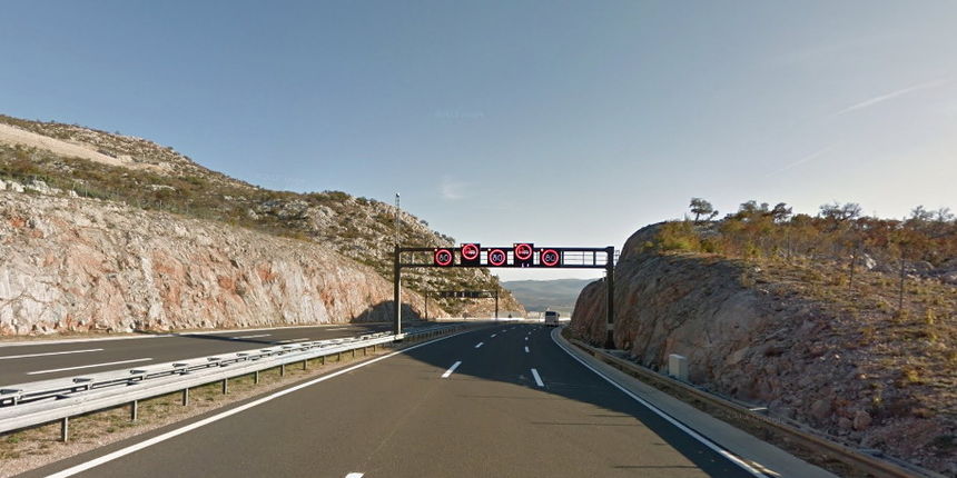 Autocesta A1, Sv. Rok – Posedarje, bura, jaka bura, olujna bura