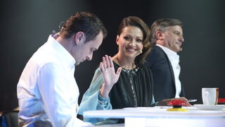 Zagreb, 121110
Super talent show Nove Tv.
Jadran film.
Na slici clanovi zirija Dubravko Merlic, Nina Badric, Enes Beslagic.
Foto: Biljana Gaurina / CROPIX Zagreb, 121110
Super talent show Nove Tv.
Jadran film.
Na slici clanovi zirija Dubravko Merlic, Nina Badric, Enes Beslagic.
Foto: Biljana Gaurina / CROPIX