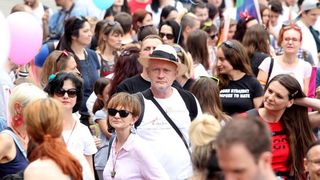 Održan je XV Zagreb Pride pod motom Još Hrvatska ni propala. Photo: PIXSELL Održan je XV Zagreb Pride pod motom Još Hrvatska ni propala. Photo: PIXSELL