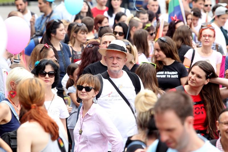 Održan je XV Zagreb Pride pod motom Još Hrvatska ni propala. Photo: PIXSELL Održan je XV Zagreb Pride pod motom Još Hrvatska ni propala. Photo: PIXSELL