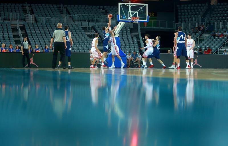 Arena Zagreb, Zagreb – Pripremni turnir za EuroBasket 2015., Hrvatska – BiH. Photo: Igor Kralj i Marko Lukunic/PIXSELL Arena Zagreb, Zagreb – Pripremni turnir za EuroBasket 2015., Hrvatska – BiH. Photo: Igor Kralj i Marko Lukunic/PIXSELL