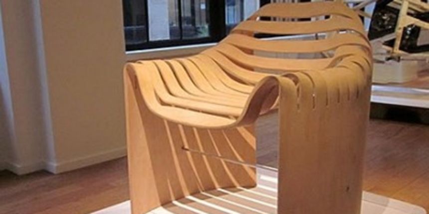 Stolica od jednog komada drveta