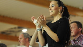 Zadar, 101211
Bazen na Visnjiku.
Utakmica polufinala kupa Hrvatske izmedju VK Primorje i VK Jug.
Na slici: publika
Foto: Luka Gerlanc / CROPIX