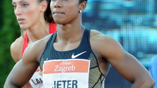 Zagreb, 130911.
IAAF World Challenge Zagreb 2011, 
61. memorijal Borisa Hanzekovica na atletskom stadionu Mladost na Savi.
Na slici: Jeter Carmelita 100 m.
Foto: Srdjan Vrancic / CROPIX