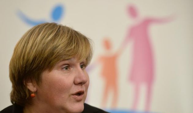 14.11.2013., Zagreb – U hotelu Westin Incijativa U ime obitelji odrzala je press konferenciju povodom odluke Ustavnog suda da se referendum odrzi. Zeljka Markic Photo: Marko Lukunic/PIXSELL