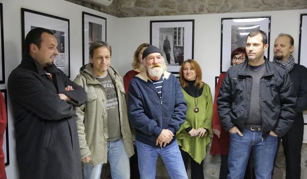 15.01.2014., Zadar – U udruzi ZadArt otvorena je izlozba Borisa Zubcica i Aleksandra Bonacica koja je nastala prilikom boravka autora u ukrajinskom gradu Lavovu. Photo: Filip Brala/PIXSELL