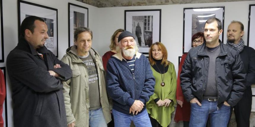 15.01.2014., Zadar – U udruzi ZadArt otvorena je izlozba Borisa Zubcica i Aleksandra Bonacica koja je nastala prilikom boravka autora u ukrajinskom gradu Lavovu. Photo: Filip Brala/PIXSELL