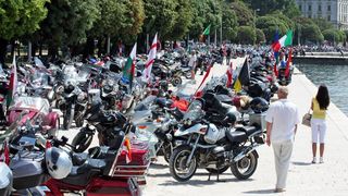 Susret bikera u Zadru (foto: Marin Gospić)