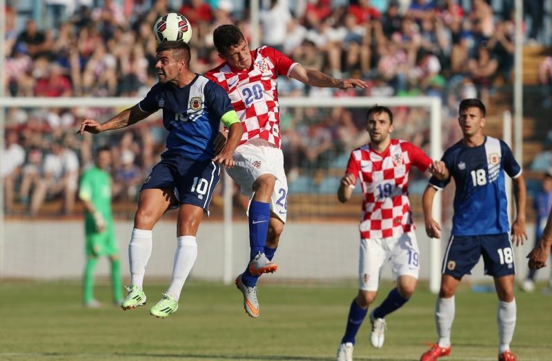07.06.2015., Varazdin – Prijateljska nogometna utakmica izmedju Hrvatske i Gibraltara. Photo: Goran Stanzl/PIXSELL