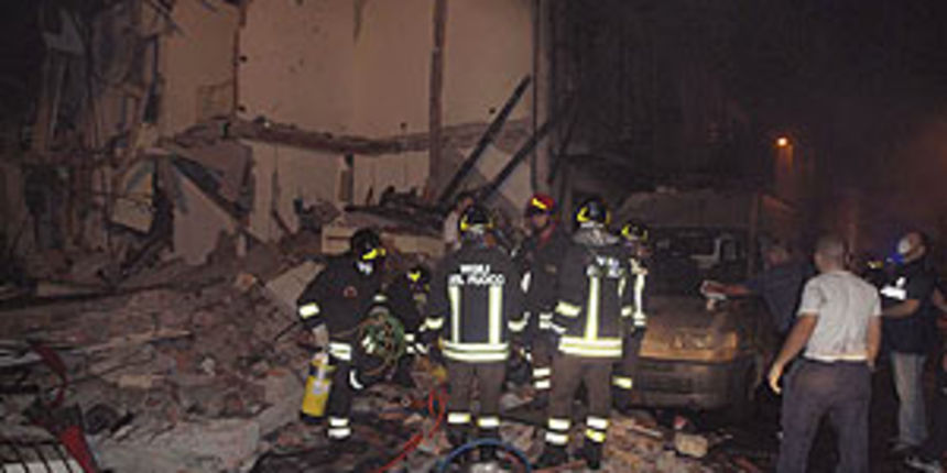 Ekspolzija vlaka u Italiji (Foto: AP)