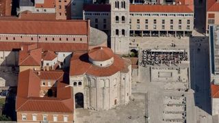 Zadar iz zraka, zračna panorama
