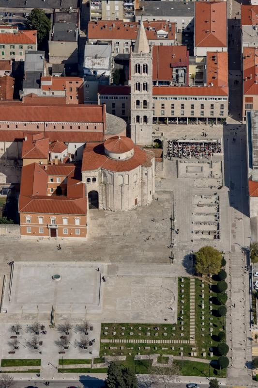 Zadar iz zraka, zračna panorama