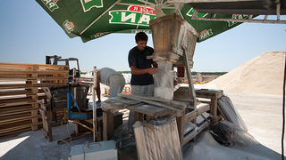 Solana Nin, berba soli, foto: Leo Banić