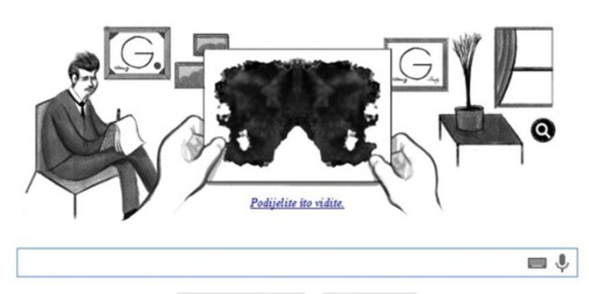 129. rođendan švicarskog psihijatra Hermanna Rorschacha, foto: 24sata 129. rođendan švicarskog psihijatra Hermanna Rorschacha, foto: 24sata