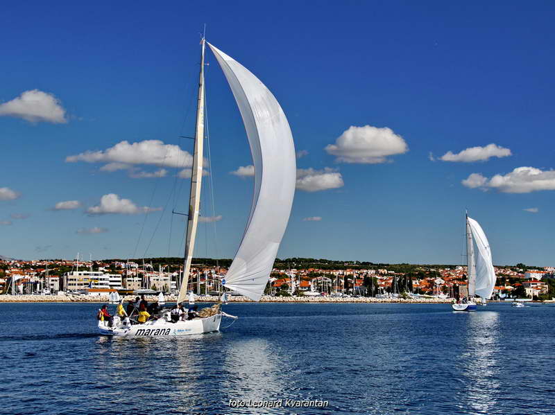 Zadarska Koka 2016. gledana s mora. Foto: Leonard Kvarantan Zadarska Koka 2016. gledana s mora. Foto: Leonard Kvarantan