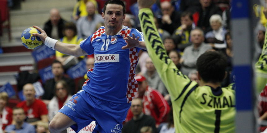 Malmo, 250111. Malmo Arena, 22. svjetsko rukometno prvenstvo, utakmica 3. kola 2. kruga izmedju Hrvatske i Poljske. Na fotografiji: Ivan Nincevic. Foto: Ante Cizmic / CROPIX Malmo, 250111. Malmo Arena, 22. svjetsko rukometno prvenstvo, utakmica 3. kola 2. kruga izmedju Hrvatske i Poljske. Na fotografiji: Ivan Nincevic. Foto: Ante Cizmic / CROPIX